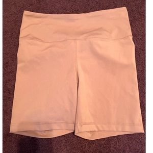 Size large; yogalicious biker shorts, these are a nice thick material.